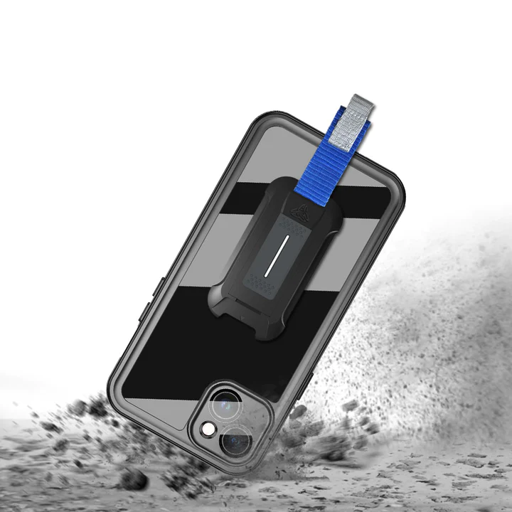 MX-IPH-14PL | iPhone 14 Plus | Waterproof Case IP68 shock & water proof Cover w/ X-Mount & Carabiner