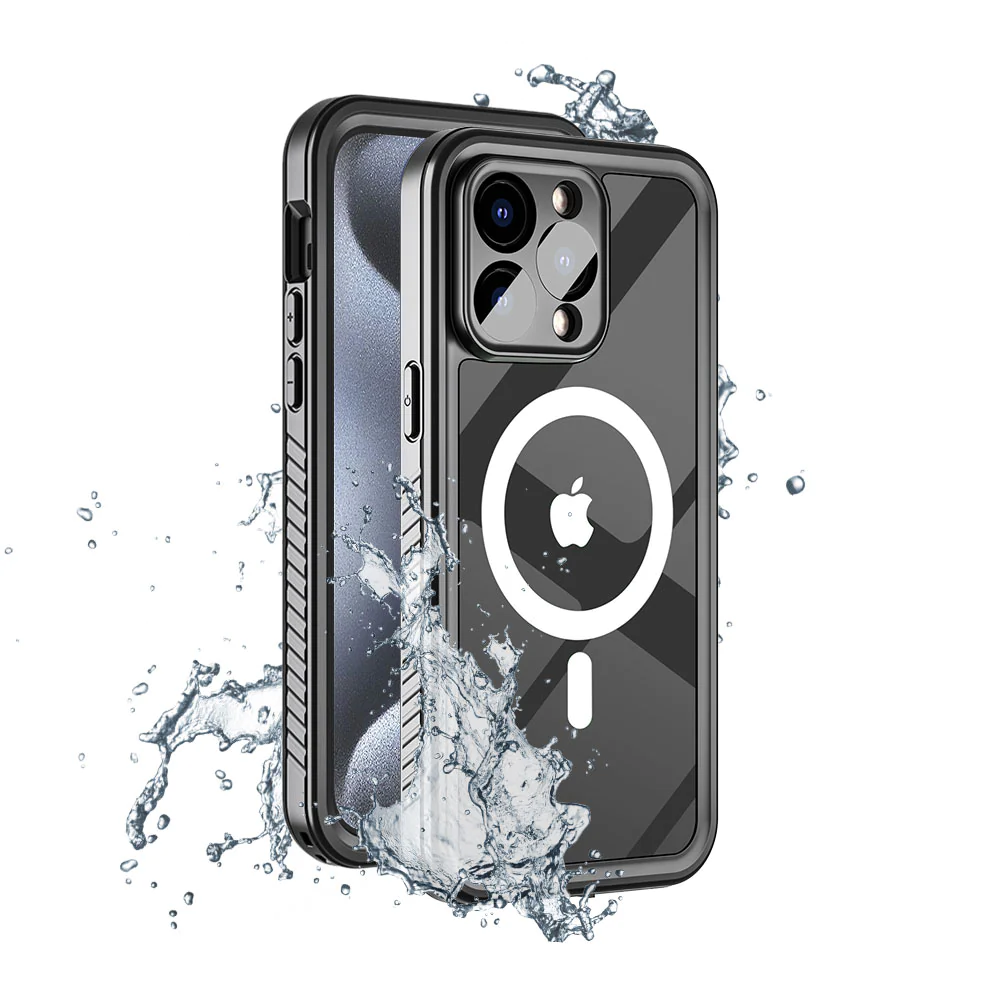 AMN-IPH-15PRO | iPhone 15 Pro | IP68 Waterproof Case & Magnetic Case