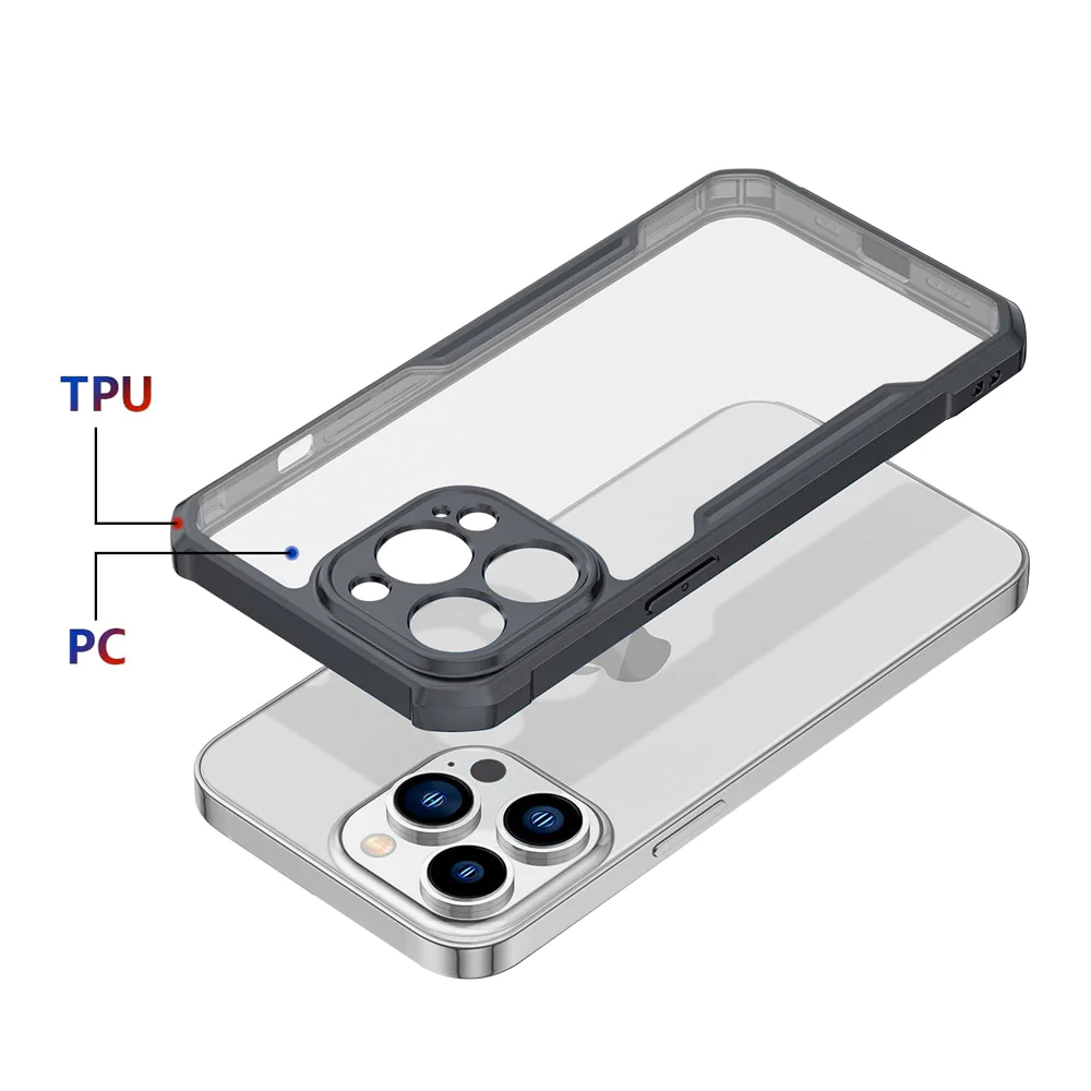 TX-IPH-15PRO | iPhone 15 Pro Case | Slim Shockproof Case w/ KEY Mount & Carabiner