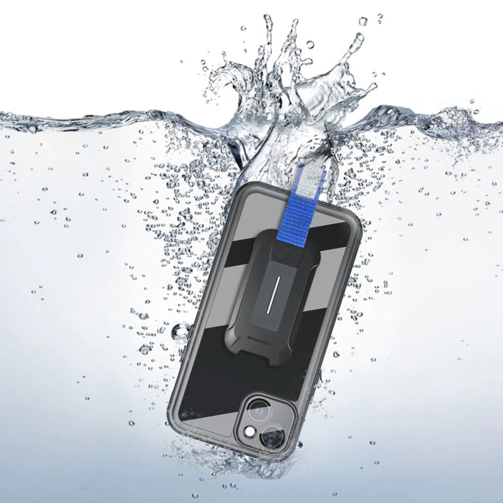 MX-IPH-15 | iPhone 15 | Waterproof Case IP68 shock & water proof Cover w/ X-Mount & Carabiner
