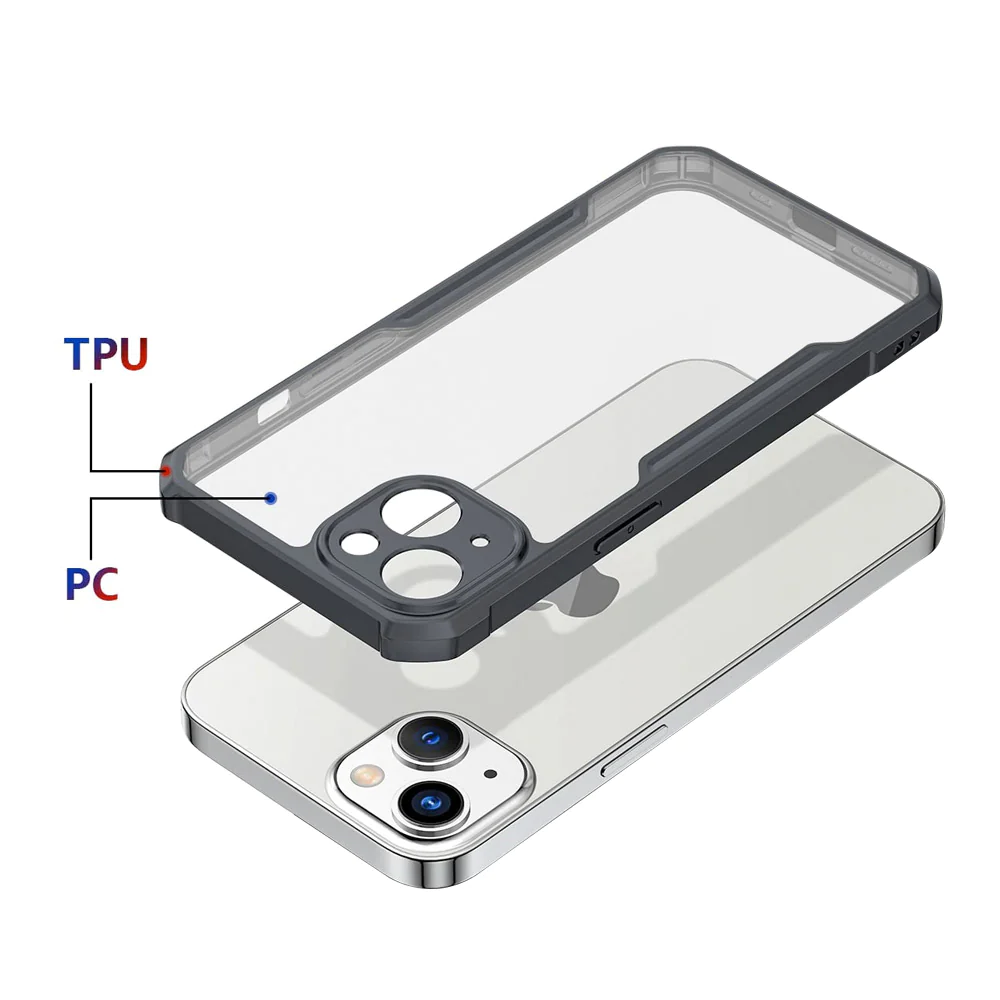 TX-IPH-15PL | iPhone 15 Plus Case | Slim Shockproof Case w/ KEY Mount & Carabiner