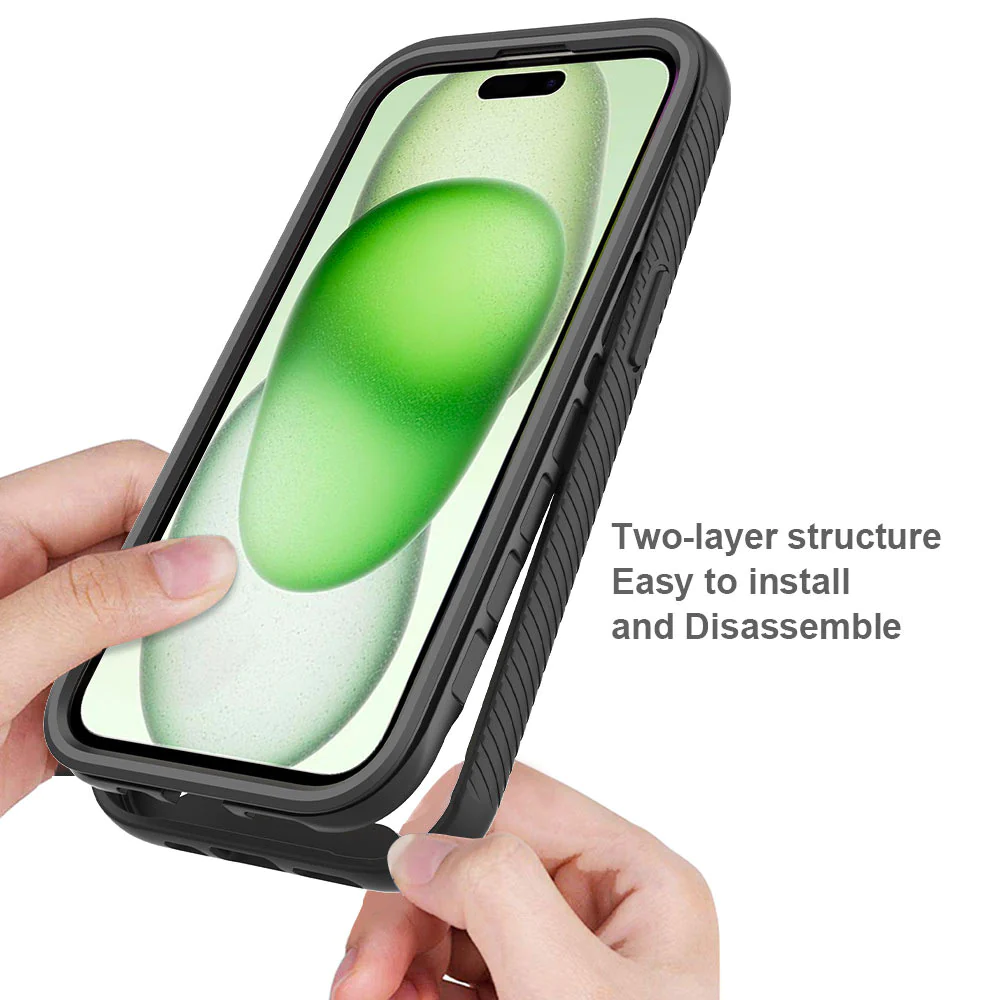 HN-IPH-15PL | iPhone 15 Plus Case | Protection Military Grade Shockproof Drop Proof Cover